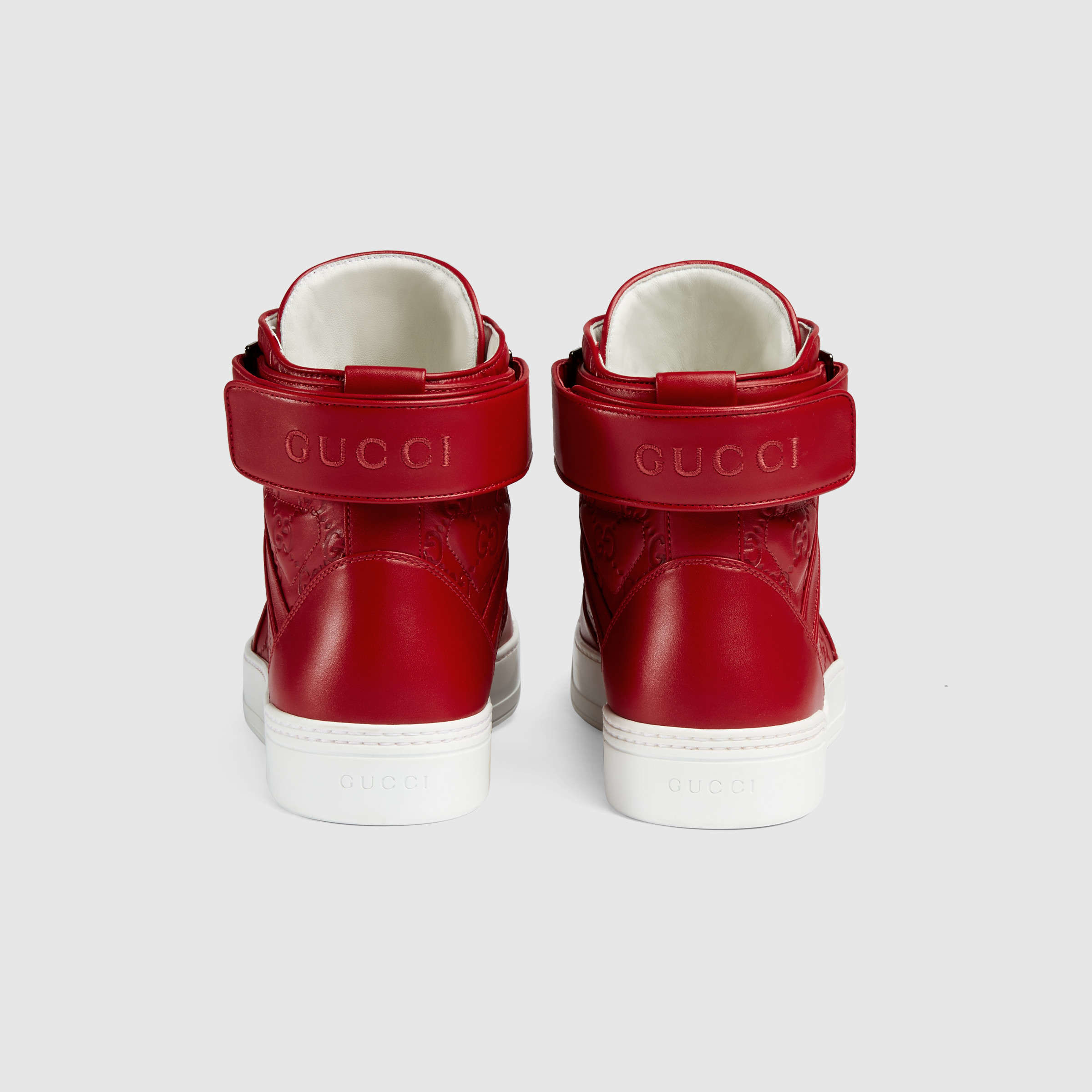 gucci red high tops